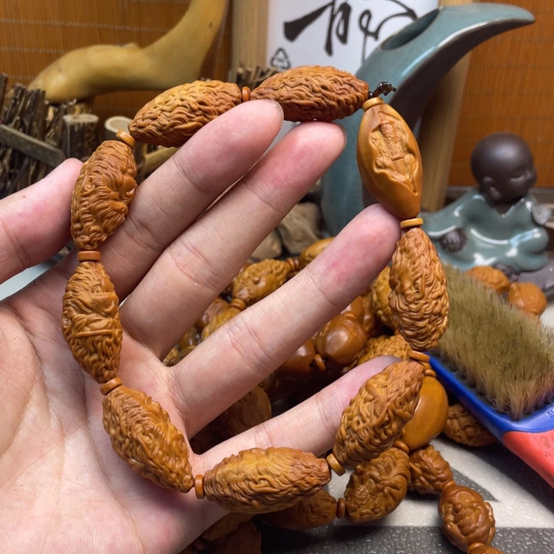 橄榄核手串/手链橄榄核雕工艺手串5119