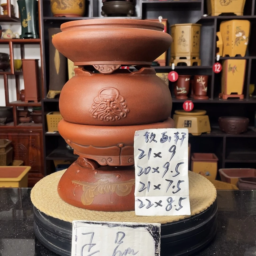 紫砂D-婉秋紫砂花盆