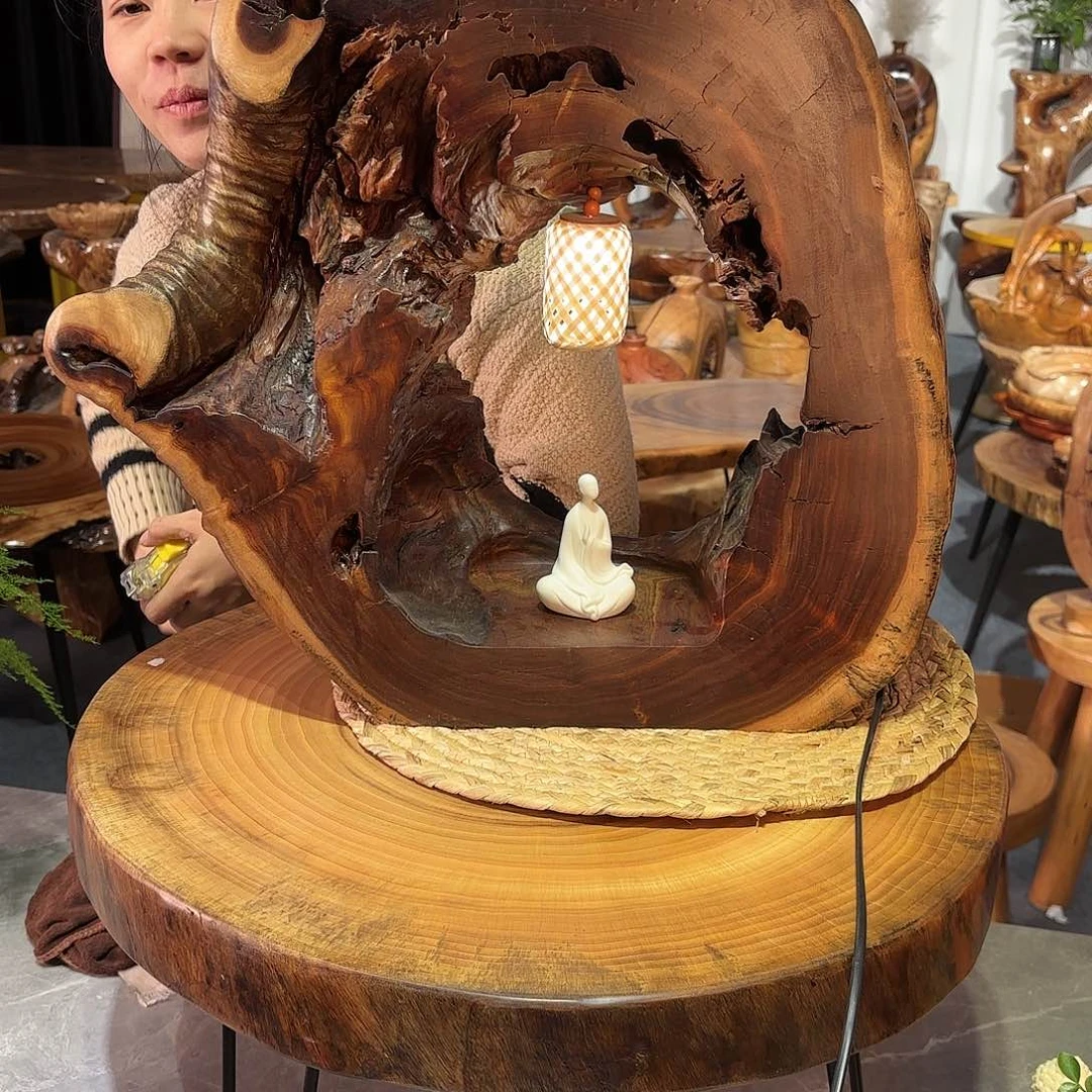 香樟木干泡 茶台摆件