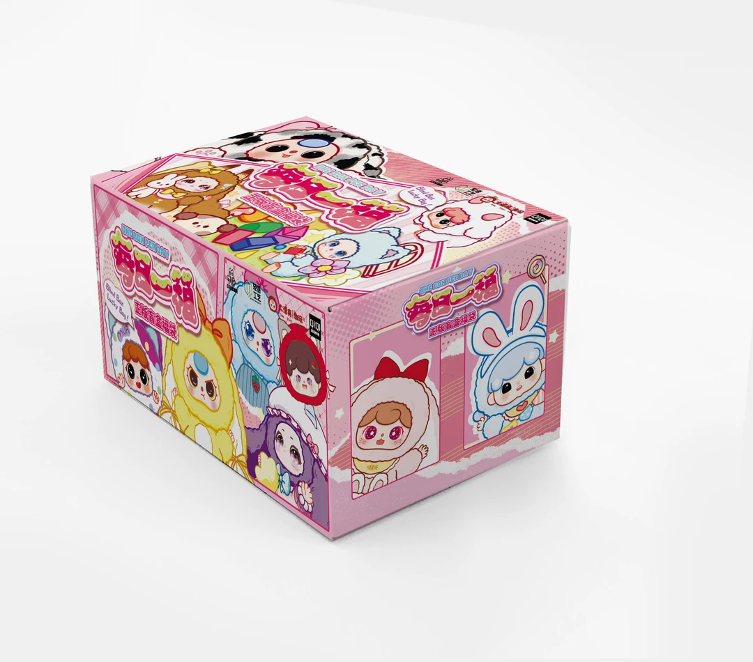 【踩后二】娃三岁每日一箱可爱毛绒盲盒系列