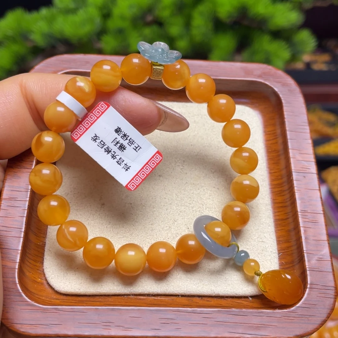 蜜蜡手链未镶嵌手串