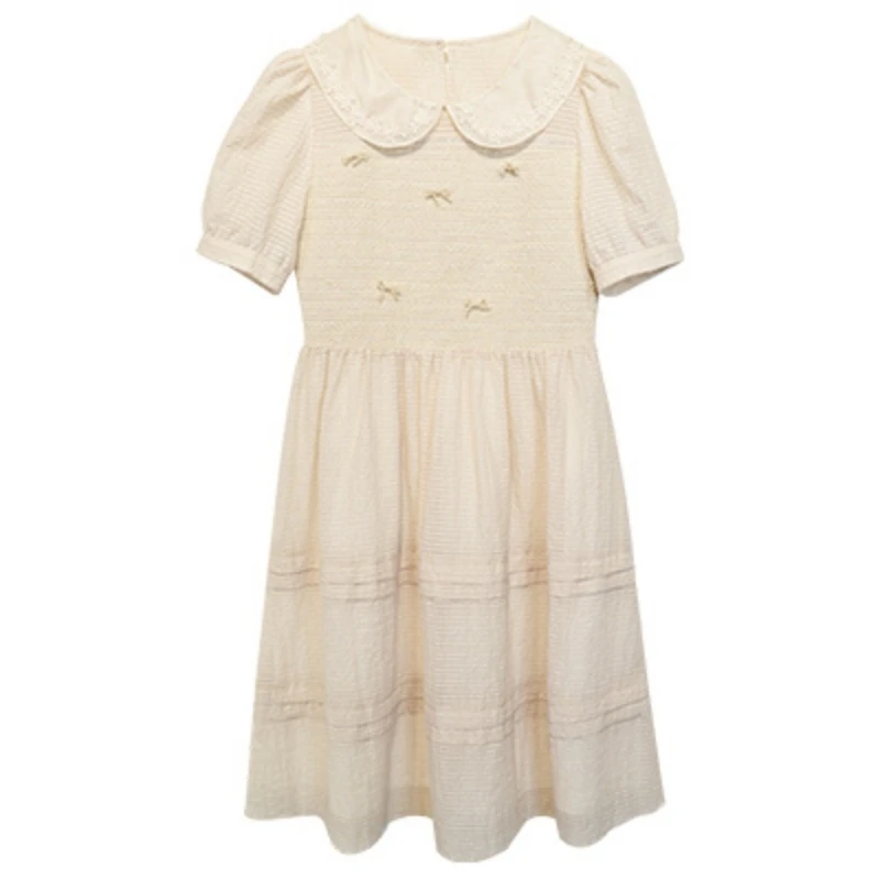 【小魏】夏法式时尚气质连衣裙 XL7108