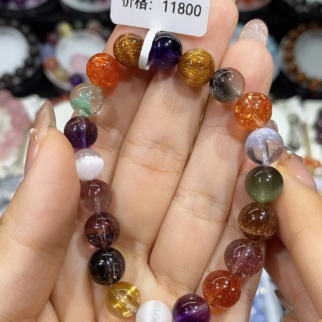 水晶手串未镶嵌多宝8