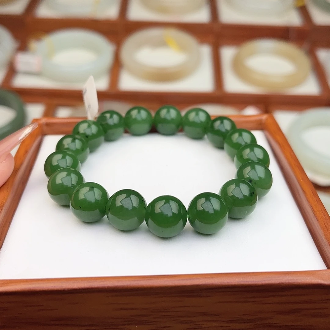 和田玉未镶嵌手串12mm