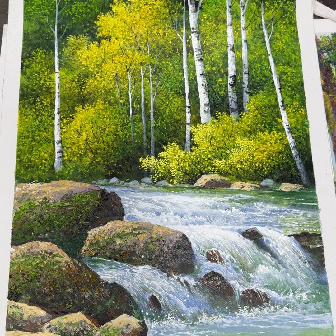 油画你在我心里是个