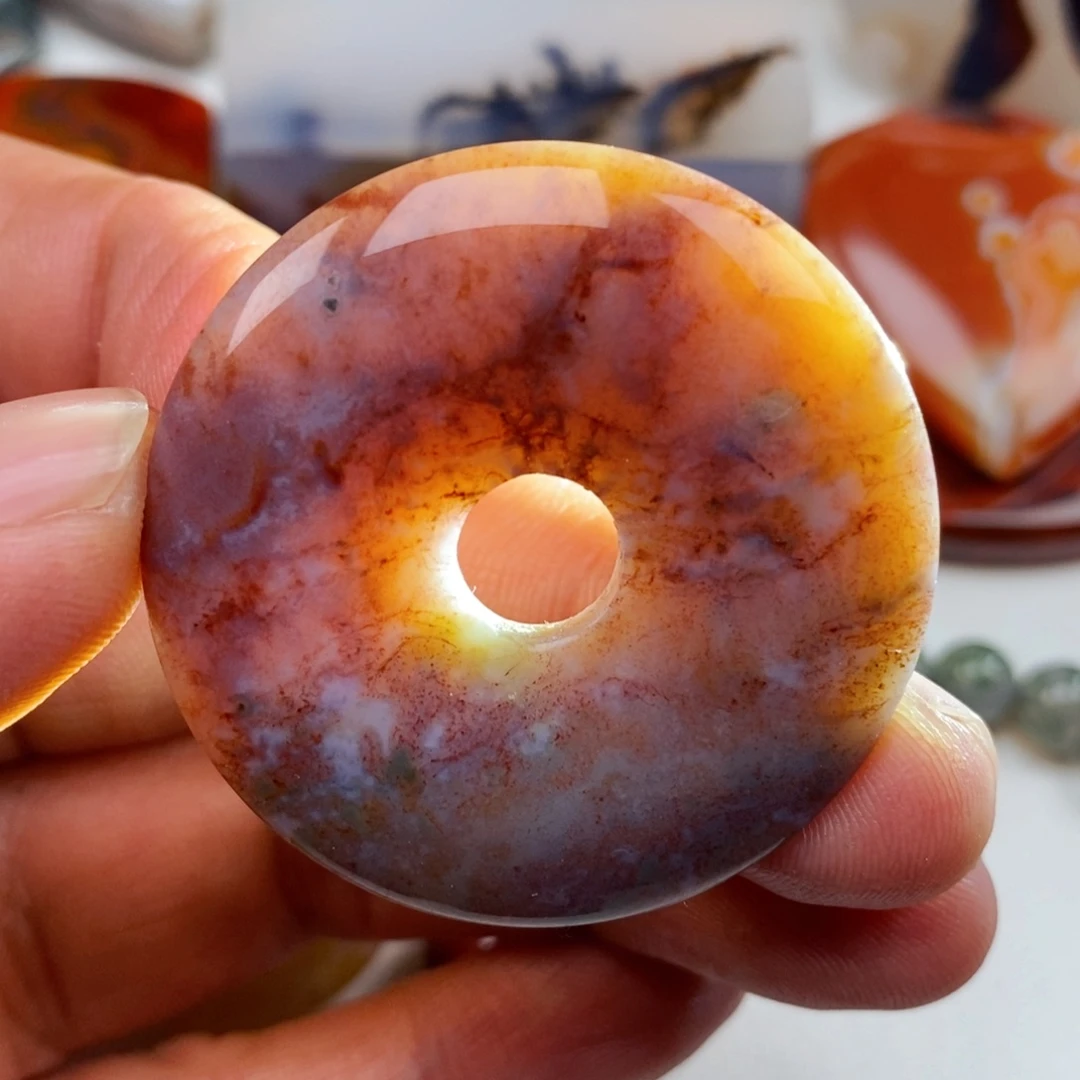 玛瑙/玉髓未镶嵌颈饰