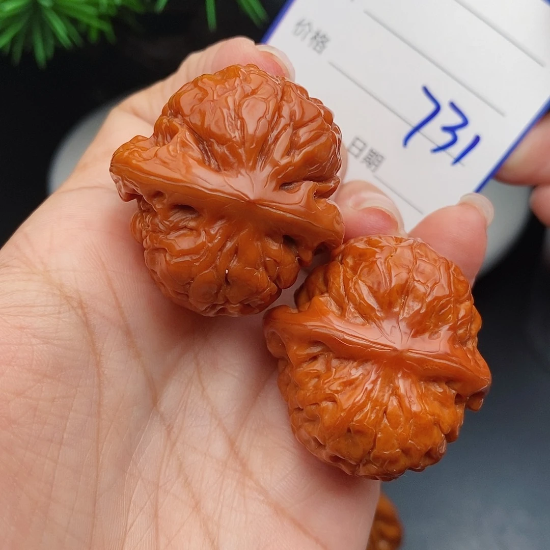 把件文玩核桃35甲骨文731