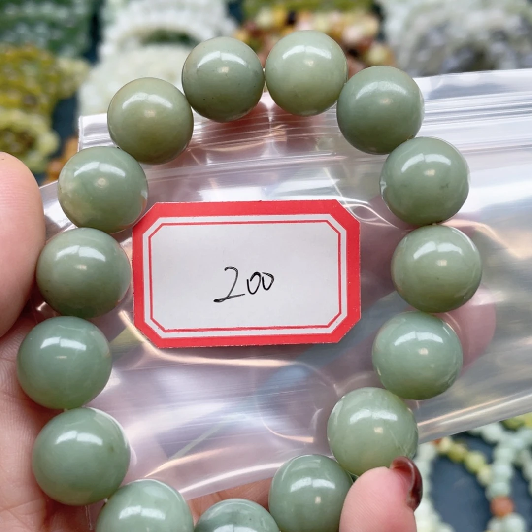 未镶嵌蛇纹石玉手串