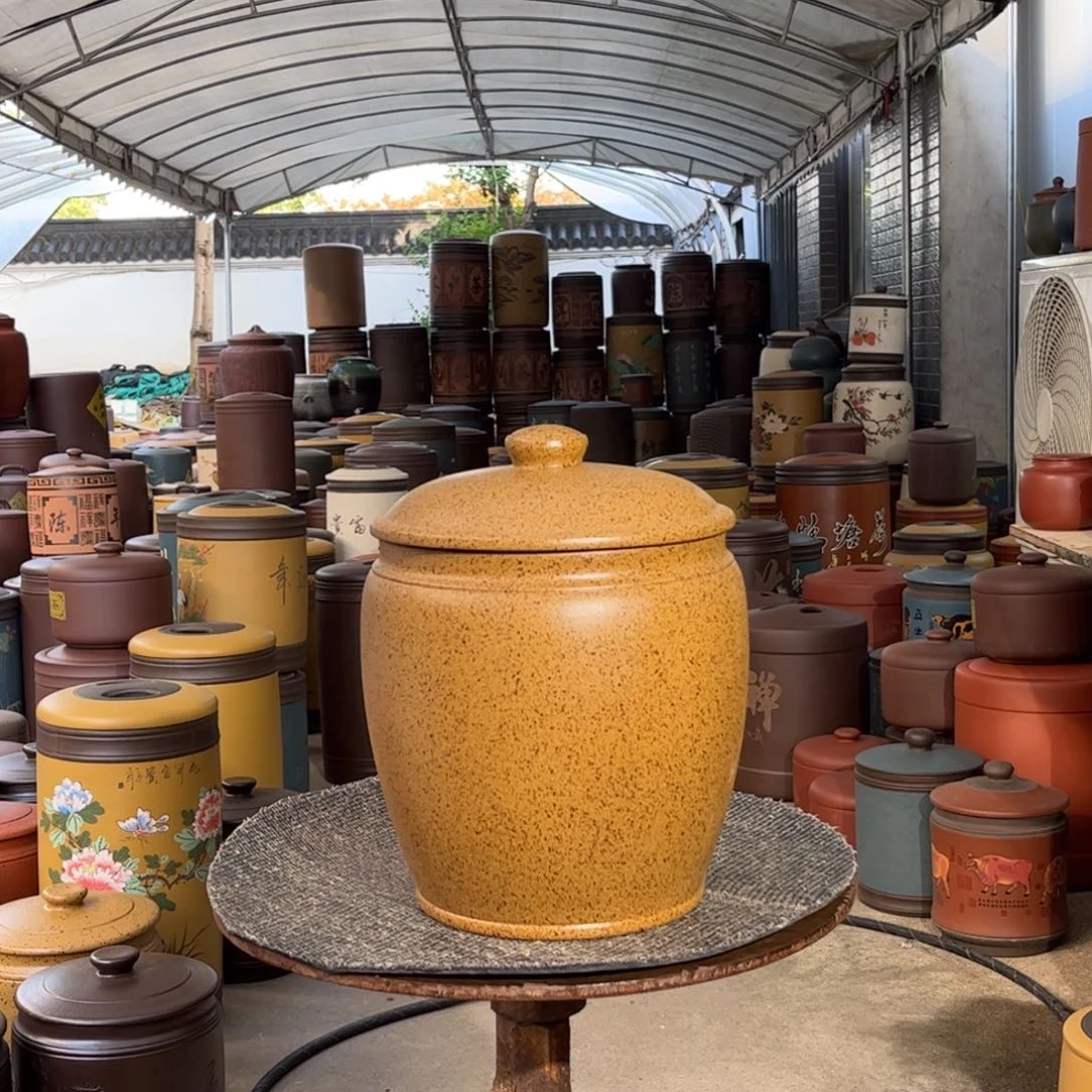 紫砂茶叶罐10 饼茶叶罐