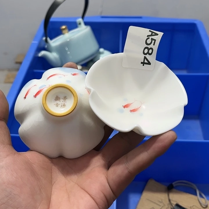 茶具默认微瑕瓷器、茶具、壶、摆件，介意勿拍