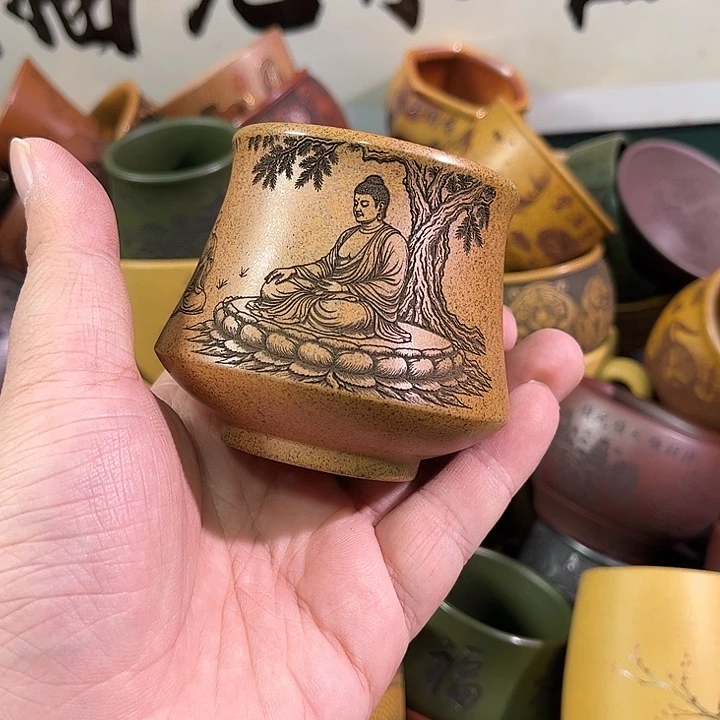 茶杯紫砂全手工紫砂主人杯