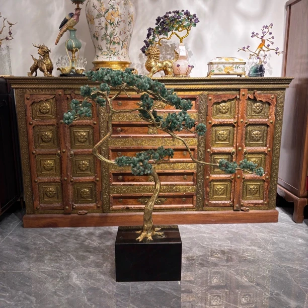 AP666 发财树摆件家居玄关87*37*103cm