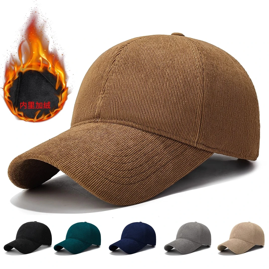 秋冬新款帽子男高档百搭鸭舌帽女冬季户外保暖防寒棒球帽弯檐简约