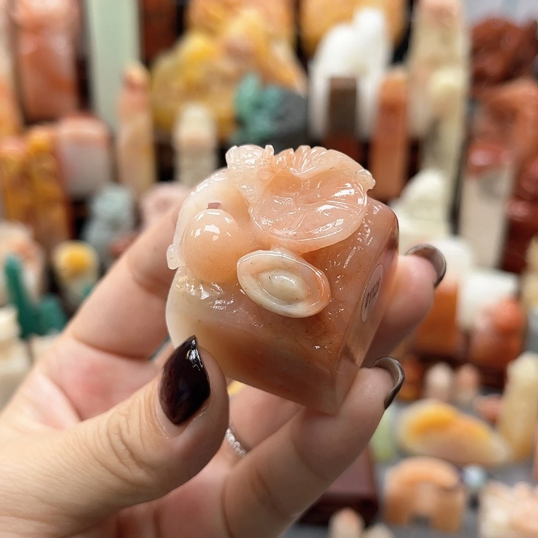 寿山石印石?*兔1128包邮包刻