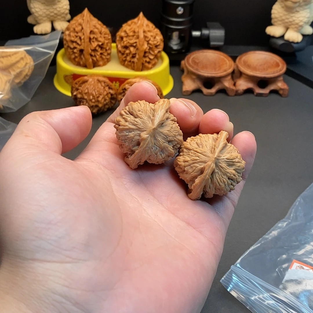 把件文玩核桃四座楼