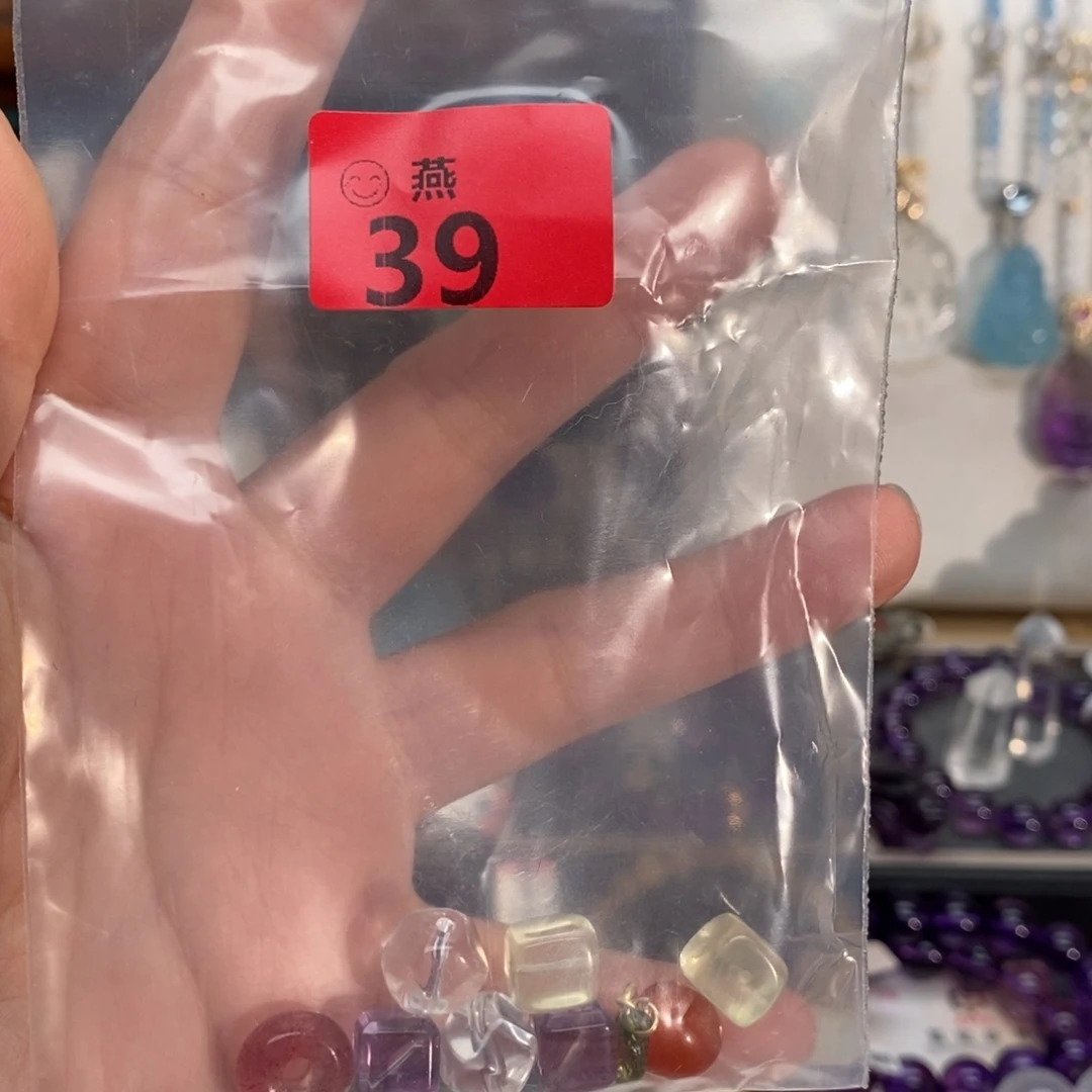 水晶手链未镶嵌多样性发一