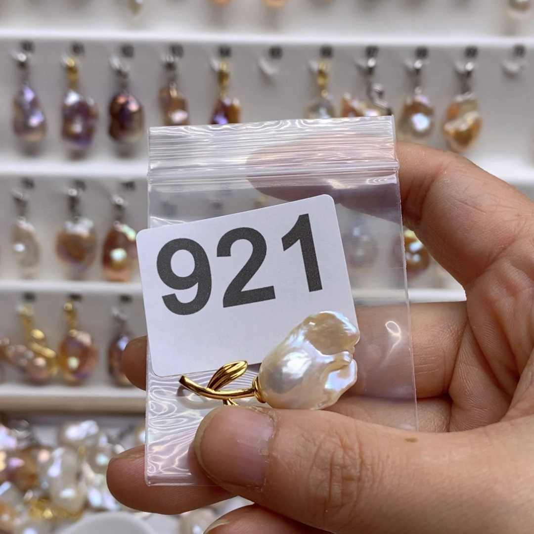 淡水珍珠颈饰银S925镶嵌921