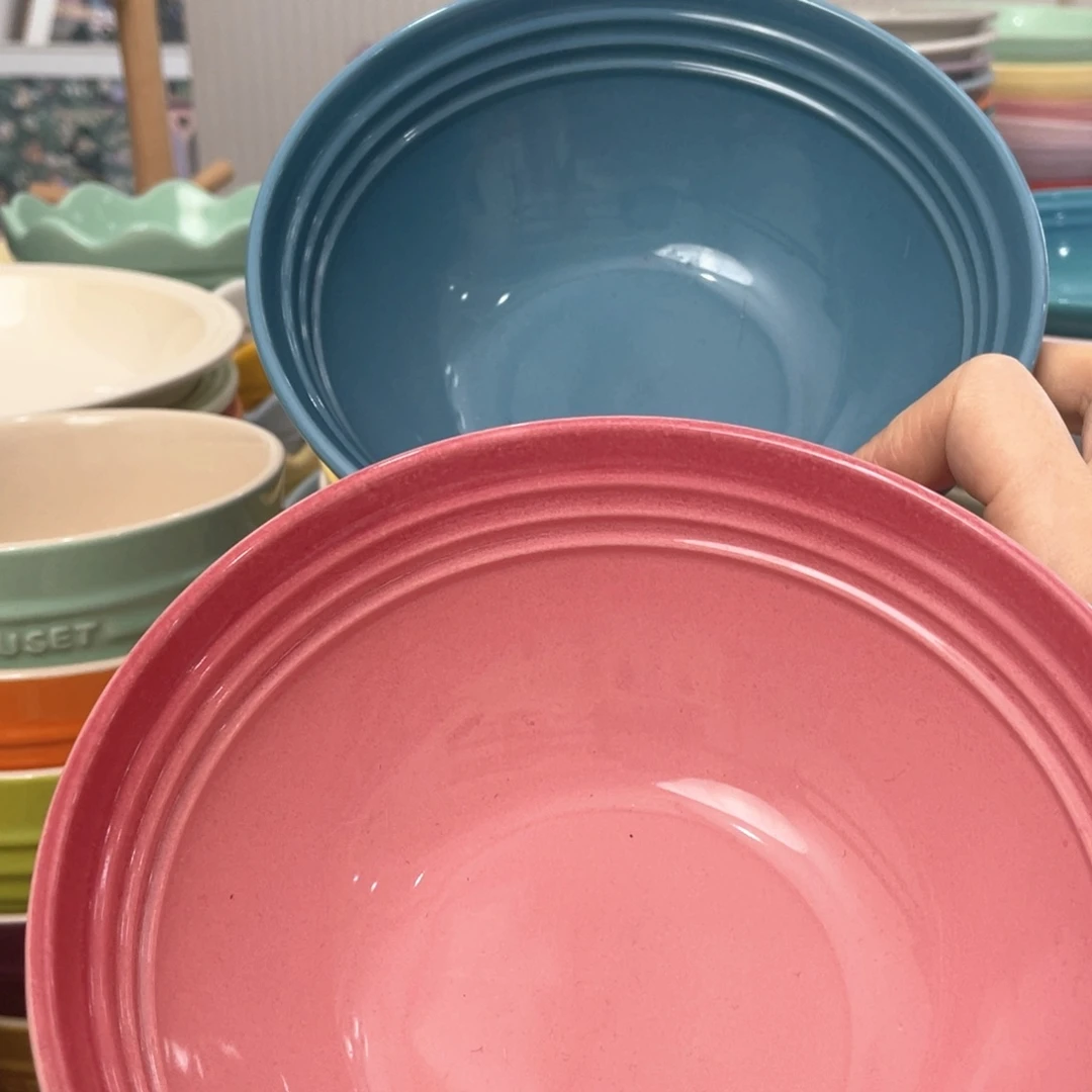 瓷片微瑕2个温哥华面碗650ml