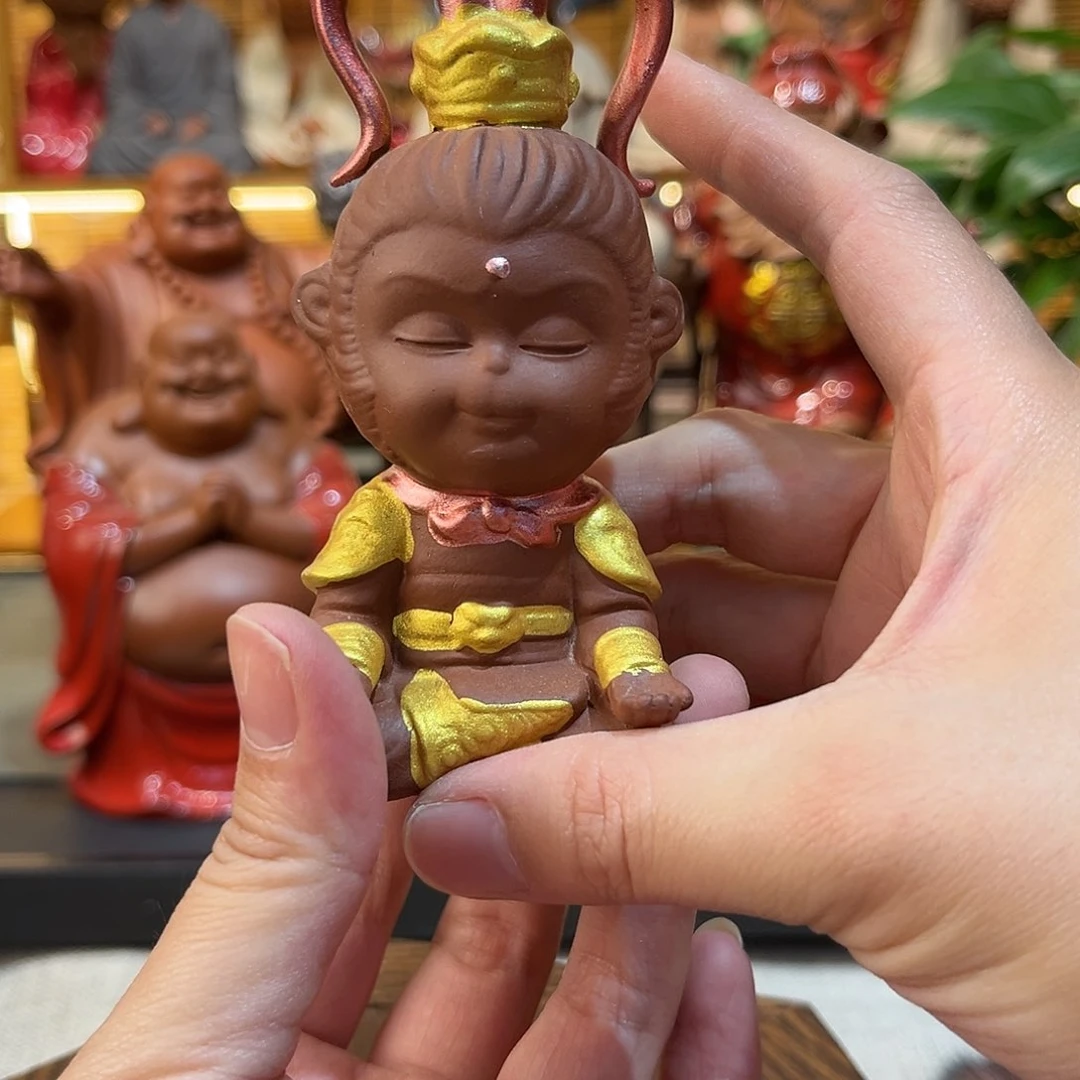 紫砂茶宠陶瓷紫砂茶宠摆件