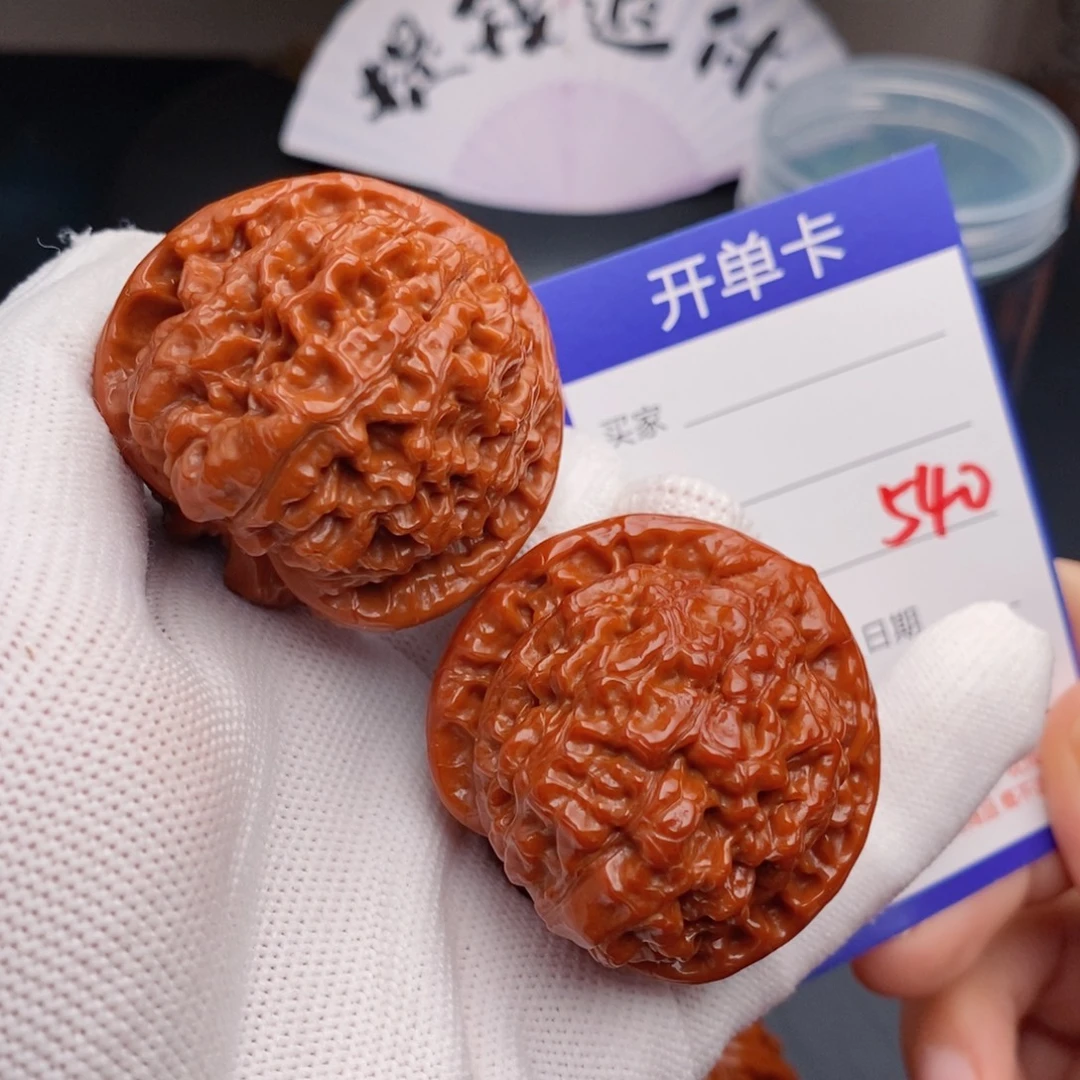 把件文玩核桃44官帽540