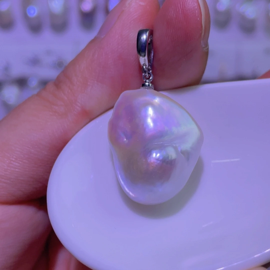 天然淡水珍珠吊坠未镶嵌淡水珍珠