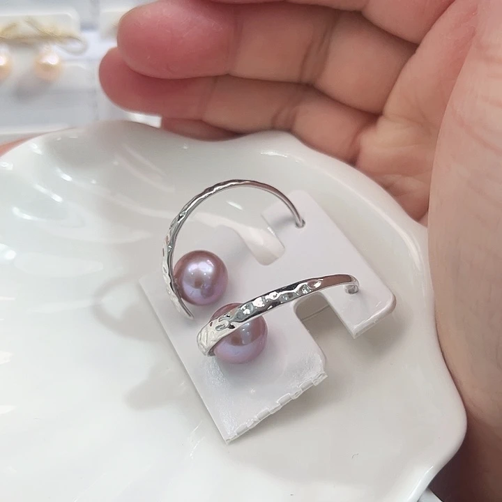 淡水珍珠新号开播福利耳饰银S925镶嵌