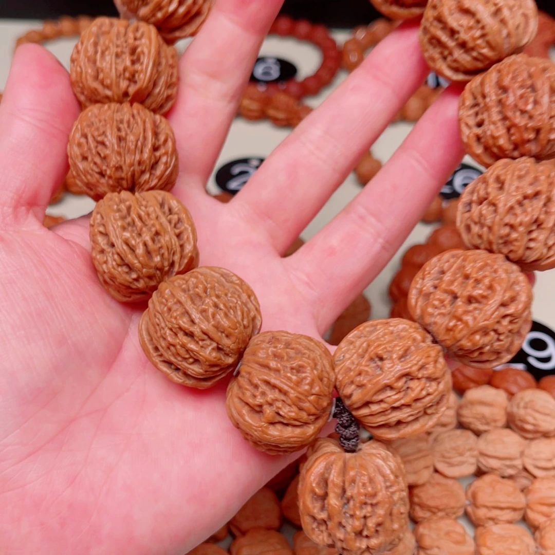 吊坠文玩核桃东*红四座楼