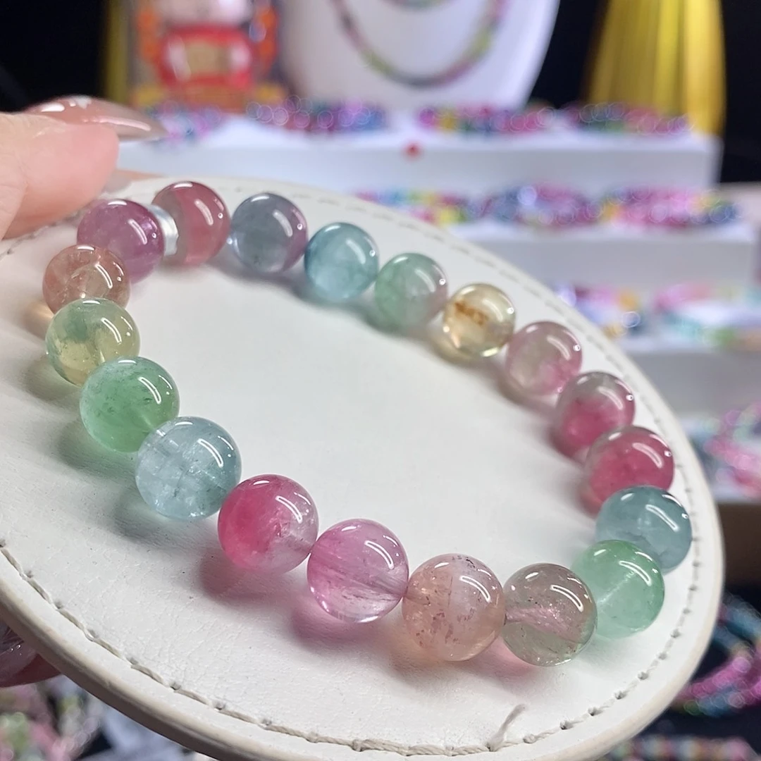 未镶嵌手链碧玺西瓜