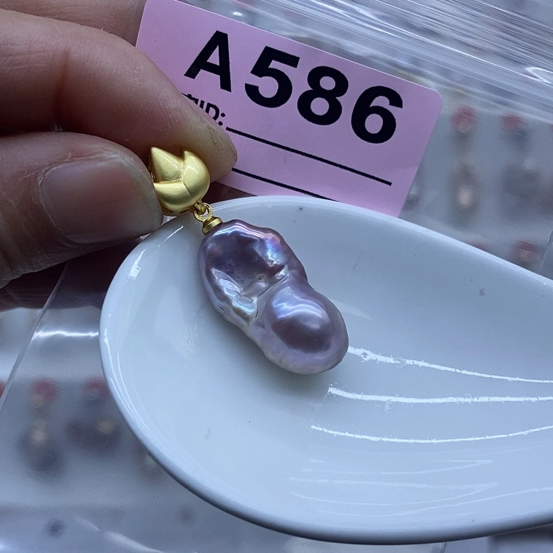 奶***豆颈饰淡水珍珠未镶嵌