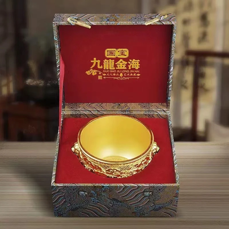 高品质九龙金海摆件