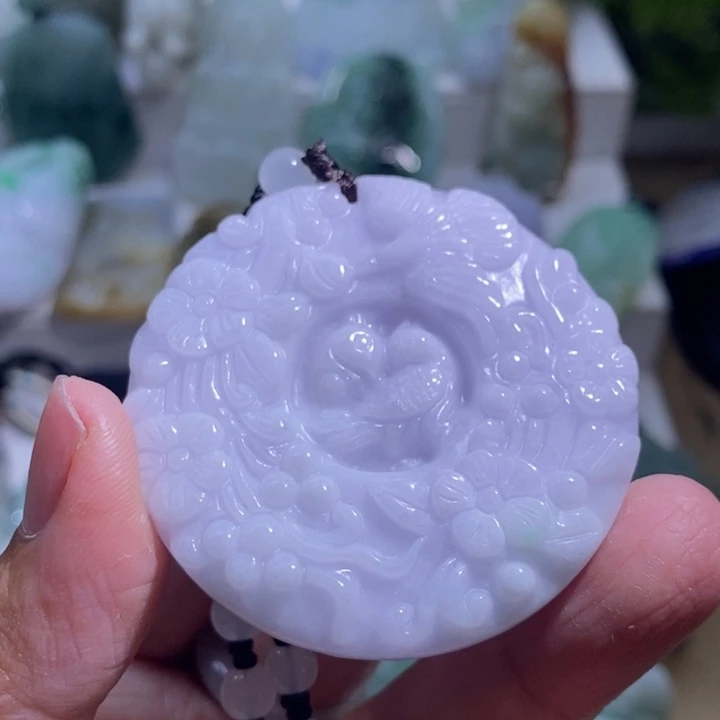 【闪购商品】颈饰未镶嵌翡翠喜上