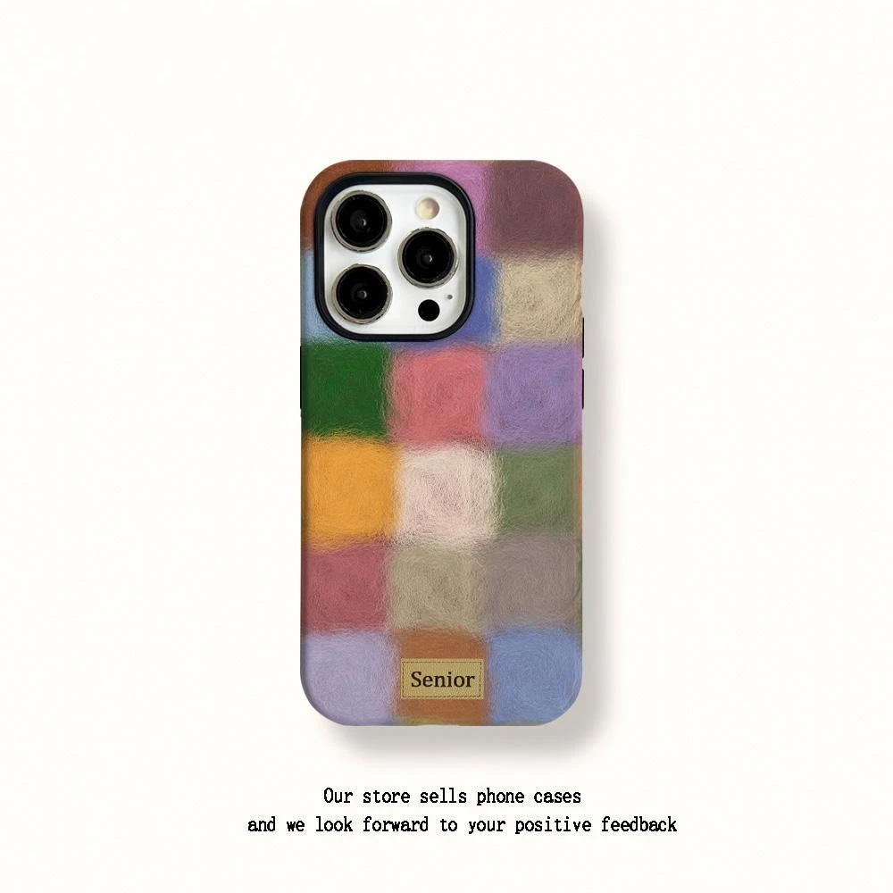 奥菲顿彩色眼影盒适用iPhone1615菲林手机壳华为vivo小米15oppo套