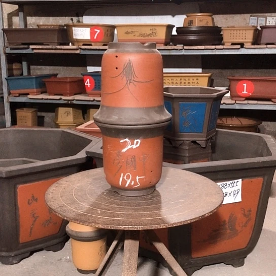 紫砂紫砂花盆包邮