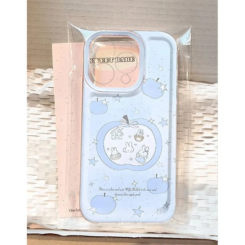 米菲兔苹果适用苹果15PROMAXiPhone16新款14时尚创意13个性11软质