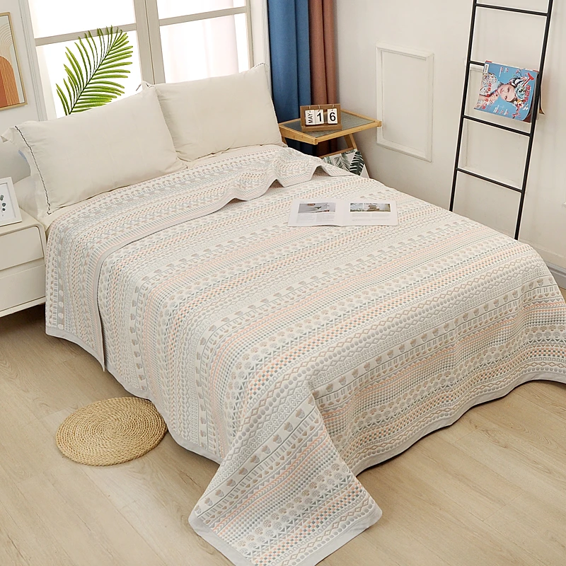 坚果  六层纯棉纱布软席床盖纯棉A类柔软透气吸汗【240*250】