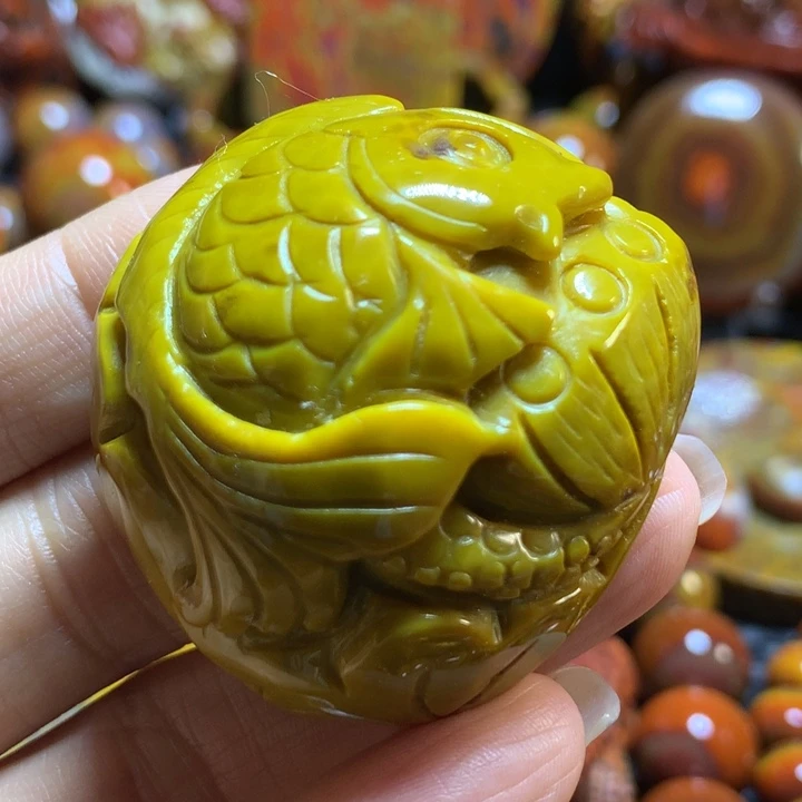 玛瑙/玉髓战国红小手把未镶嵌