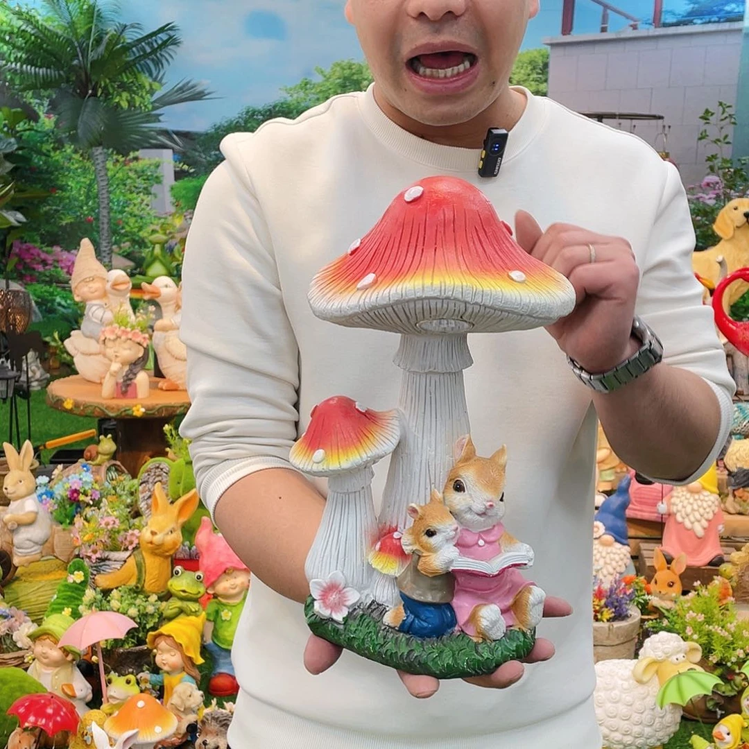 红陶花园庭院摆件