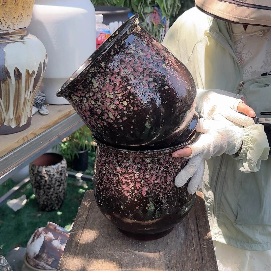 紫砂花盆王嫂花盆直播0618-565高22口19