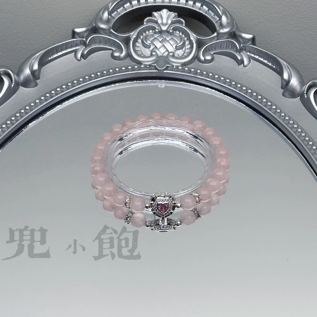 【粉水甜心】兜小饱原创设计 粉晶 7mm