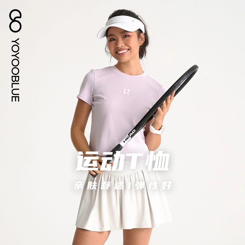 【YO！新品】莫兰迪星月短袖T恤混纺弹力抗鼓包通勤露营YOYOOBLUE