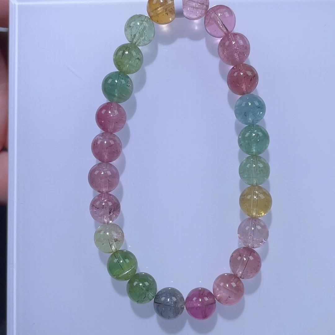 碧玺碧玺手链A7.5未镶嵌聪**…