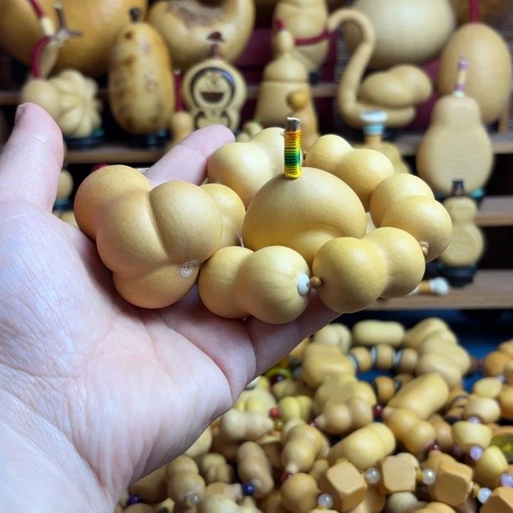 郁****木天然葫芦荷包蛋，串，金蝉