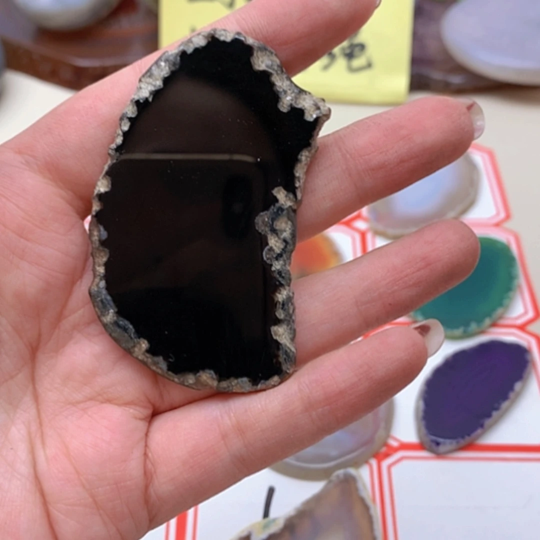 【闪购商品】玛瑙/玉髓珠宝半成品合金四***经