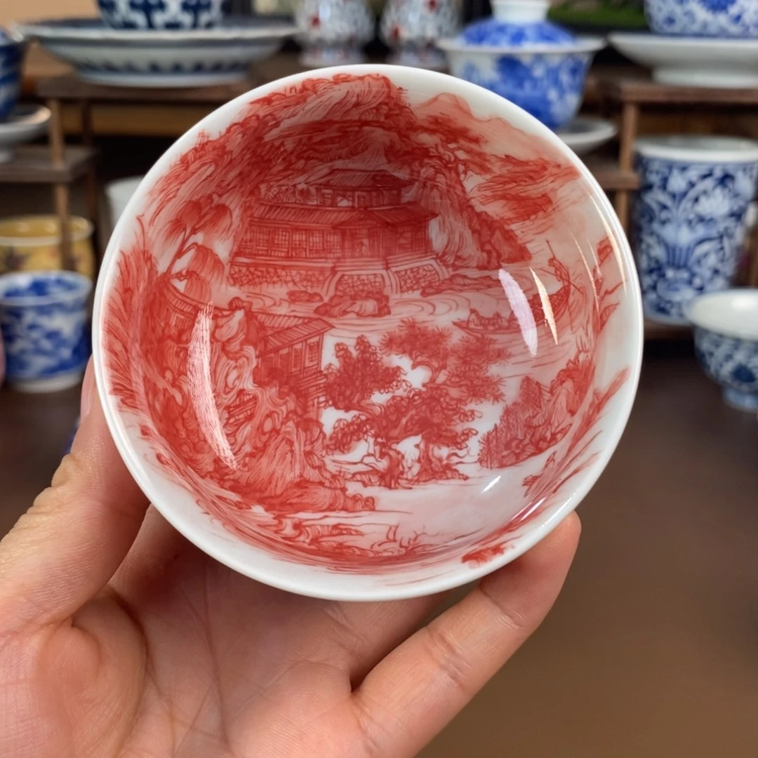 杯景德镇陶瓷手工手绘
