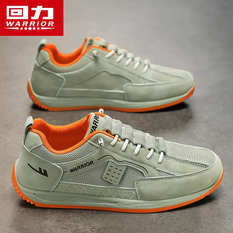 回力男鞋秋季透气网面2025新款轻便防滑软底跑步运动休闲阿甘潮鞋