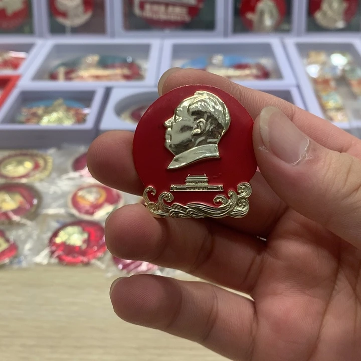 铝红章帽徽漆异形海浪安门。