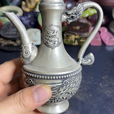 白玉菩提把件一个