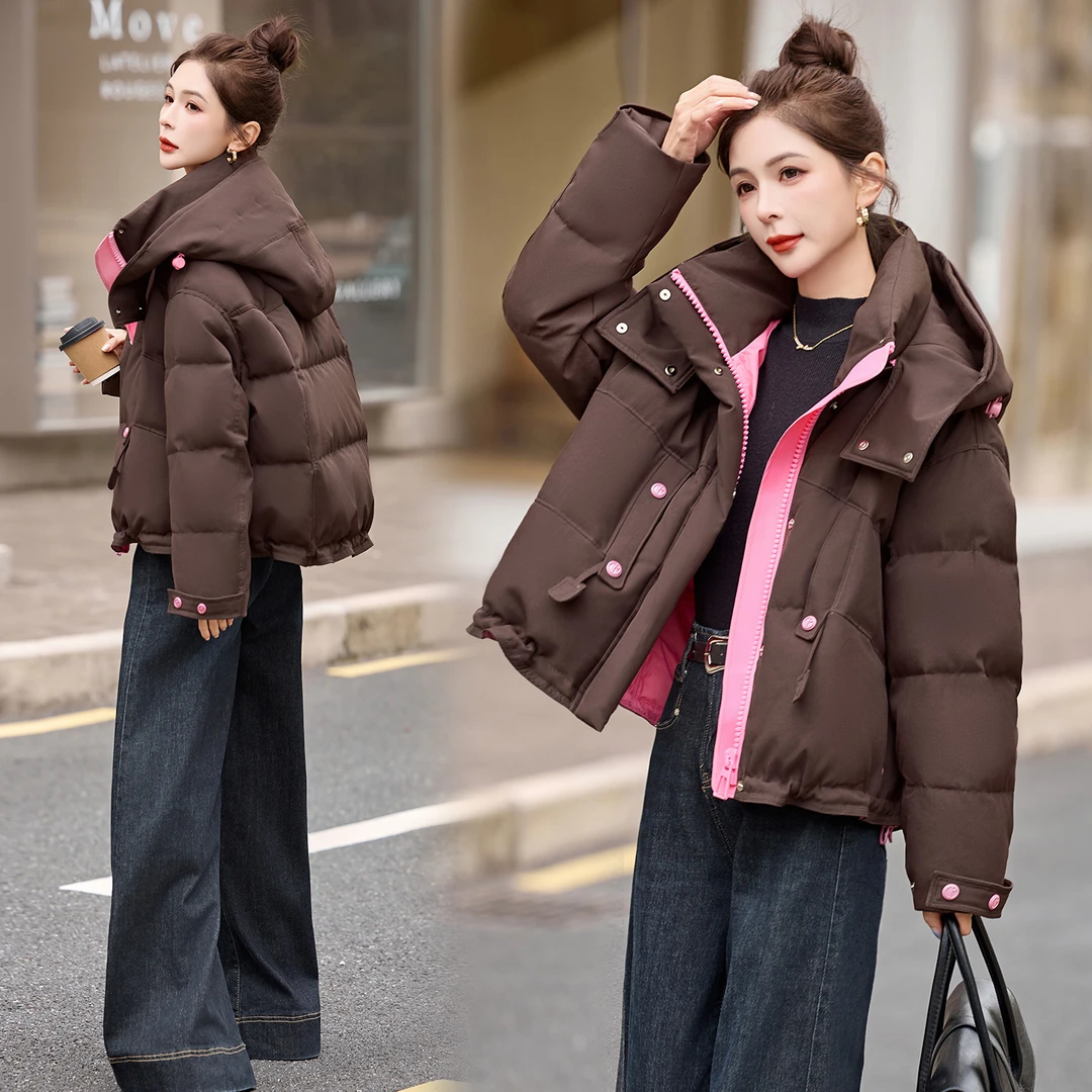 羽绒服女2025年冬装冬天衣服女装冬季白鸭绒加厚小个子羽绒衣外套