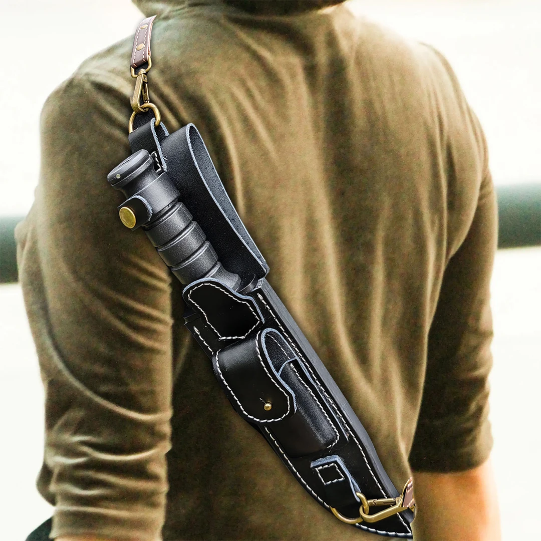 货源户外刀具军刀防身随身刀具野外露营直刀排障刀砍柴刀具