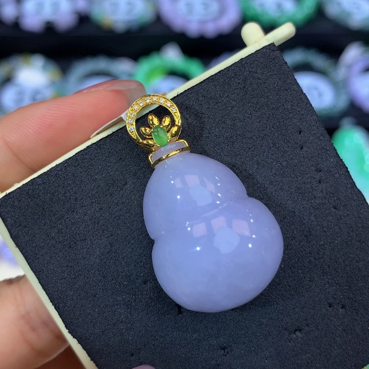 18K金镶嵌手链翡翠翡翠